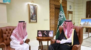 محافظ جدة يستقبل نائب الرئيس الأعلى بجامعة الملك عبدالله للعلوم والتقنية